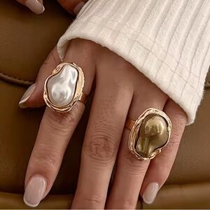 Champagne Gold Barogue Ring